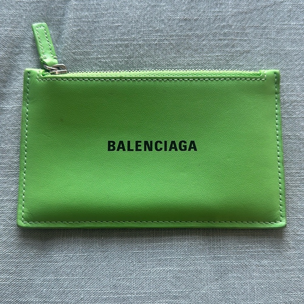 Balenciaga zip wallet/card case